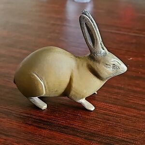 Brass Vintage MCM Bunny